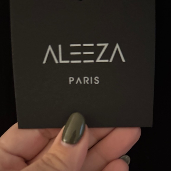 Aleeza Black Hooded Dress NWT - Picture 2 of 8